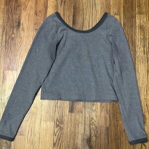 Gray long sleeve